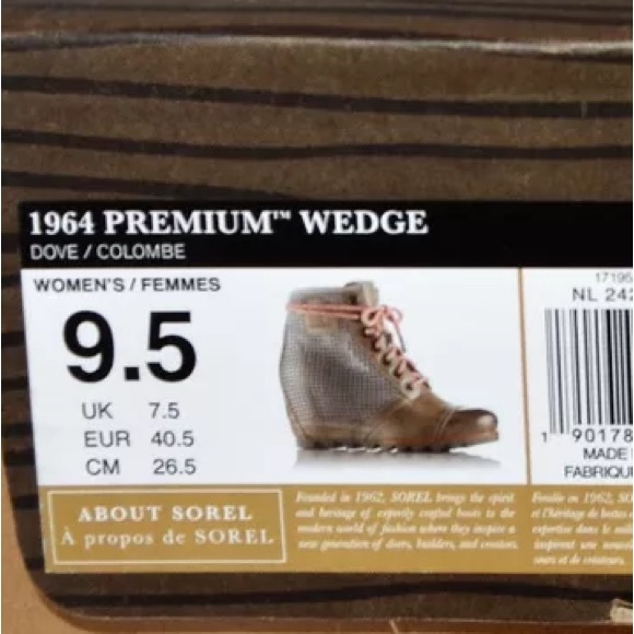 Sorel 1964 Premium Wedge || Rare Perforated Lace Wedge - Picture 3 of 15